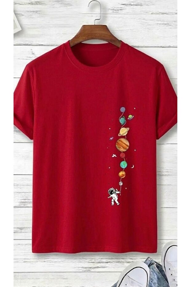 Oversize Unisex Space Printed Tshirt