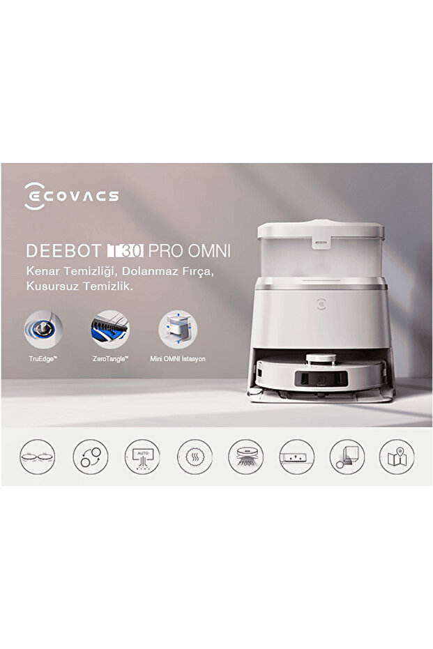 T30 Pro Omni Robot Süpürge Bej - 2