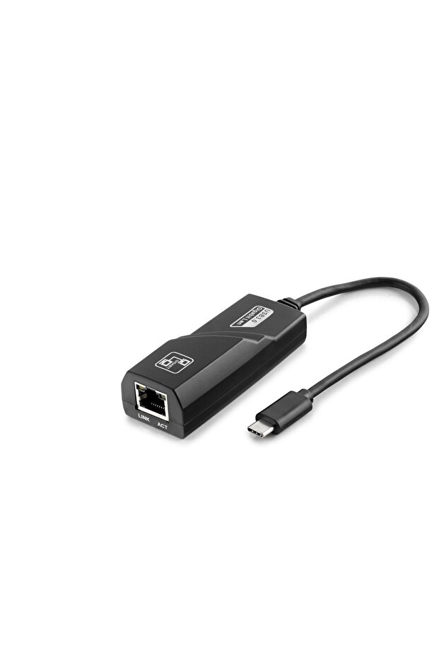 محول إيثرنت يو إس بي من النوع سي 10/100 ميجابت في الثانية - أسود HDX5275