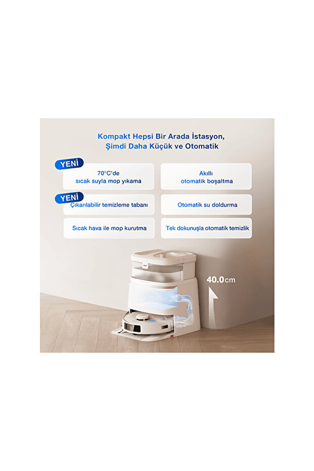 T30 Pro Omni Robot Süpürge Bej - 4