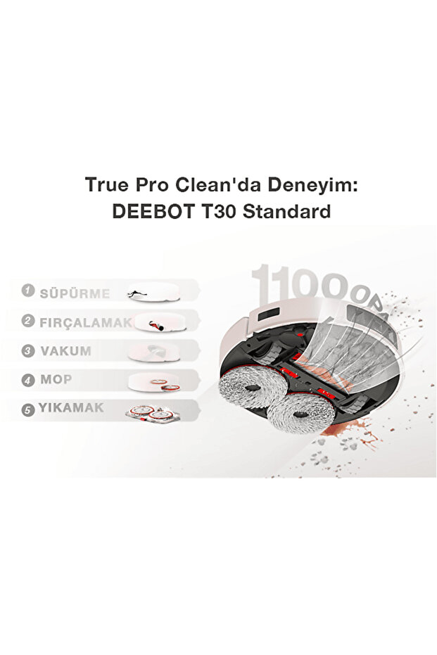T30 Pro Omni Robot Süpürge Bej - 5