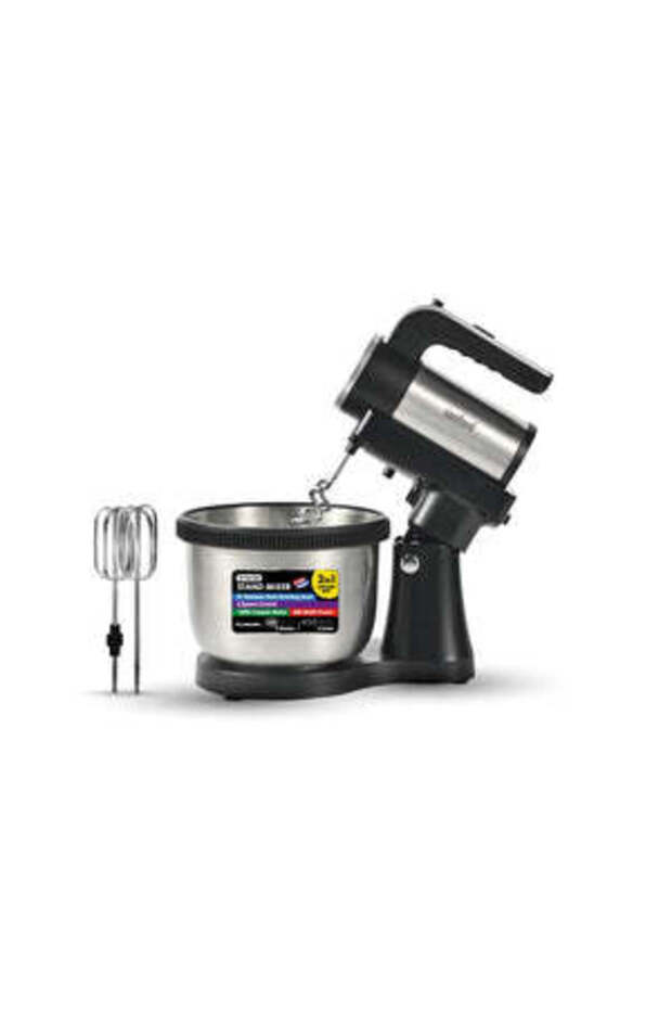 400 W Stand Mixer with 4 L Rotating Bowl and Hand Mixer Function