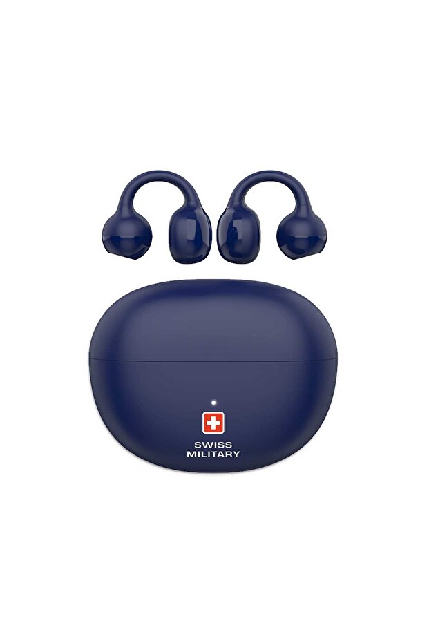 Delta 6 Over-Ear True Wireless Earbuds, Blue