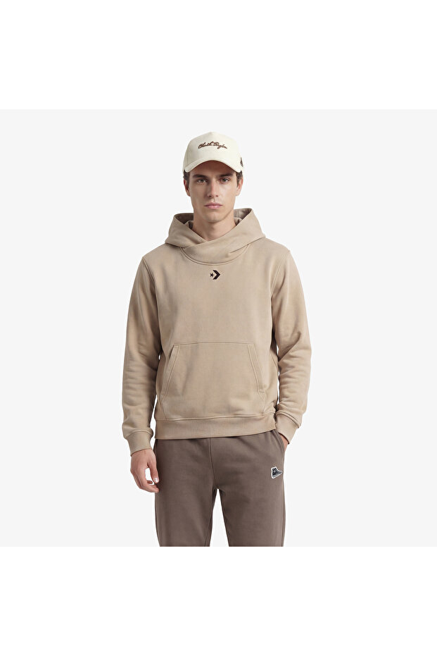 Erkek Bej Sweatshirt - 1