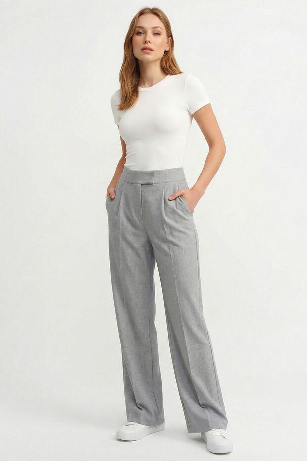 Gray Velcro Pants 8410A - 2