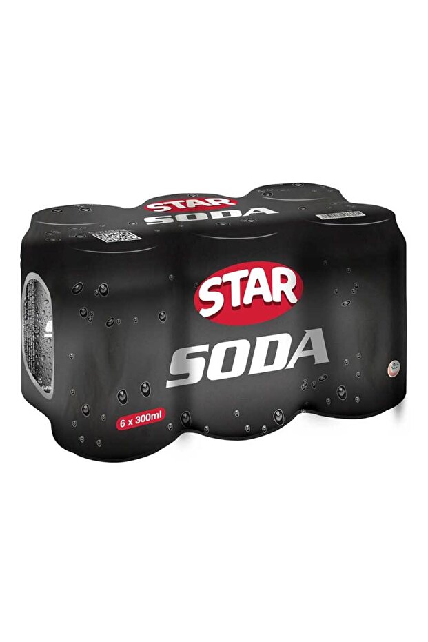 Crisp Carbonated Plain Club Soda Cans (6 x 330ml Multipack)