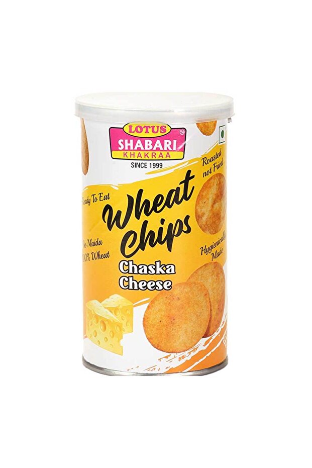 Crispy Cheese Infused Whole Wheat Chips (100g)