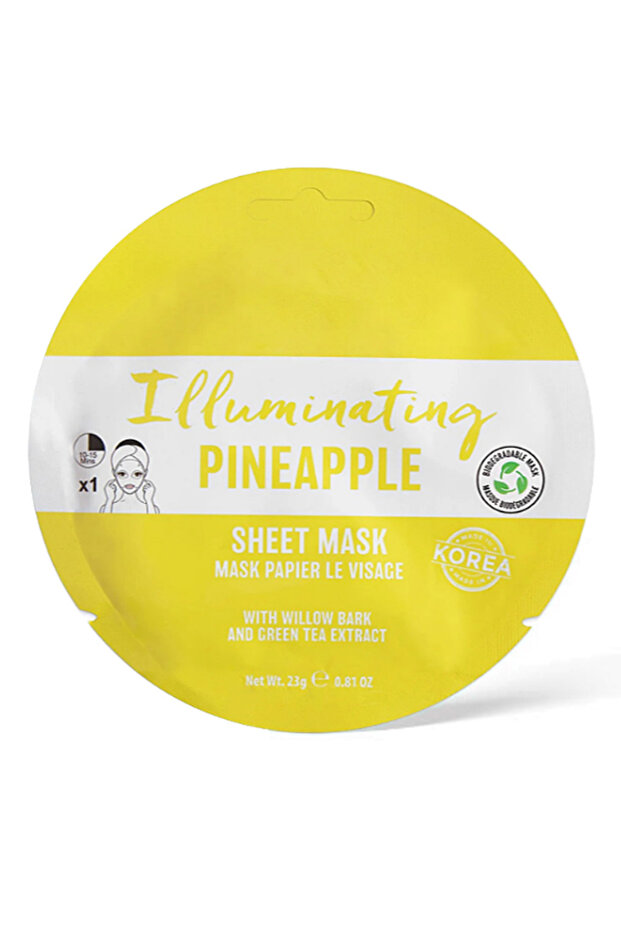 Illuminating Pineapple Sheet Mask: Radiant & Bright