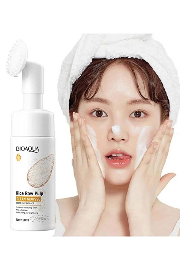 Face Wash Cleanser rice raw Pulp Deep Cleaning 120ml