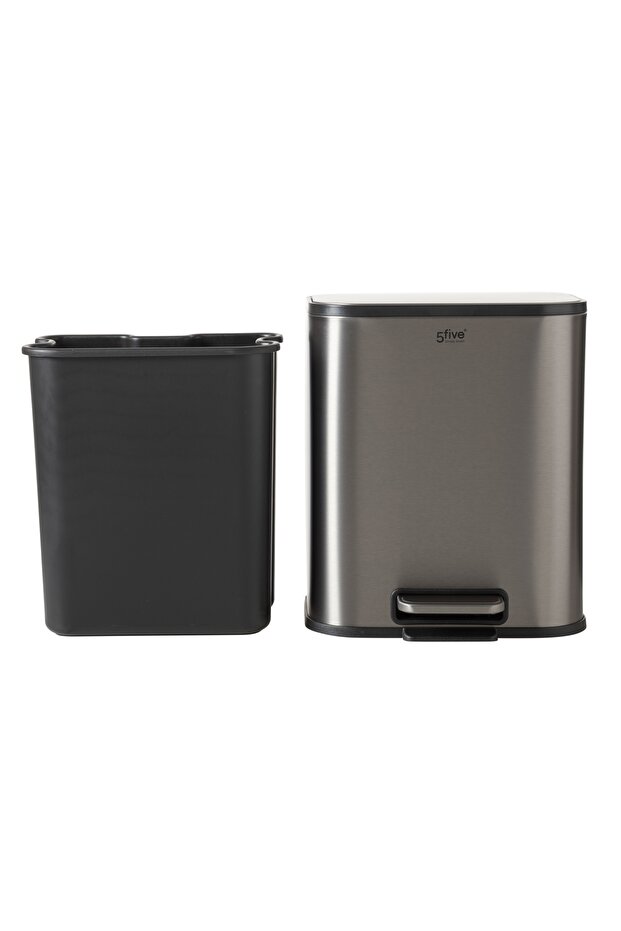 5FIVE BOHO ÇÖP KOVASI INOX 6LT - 4
