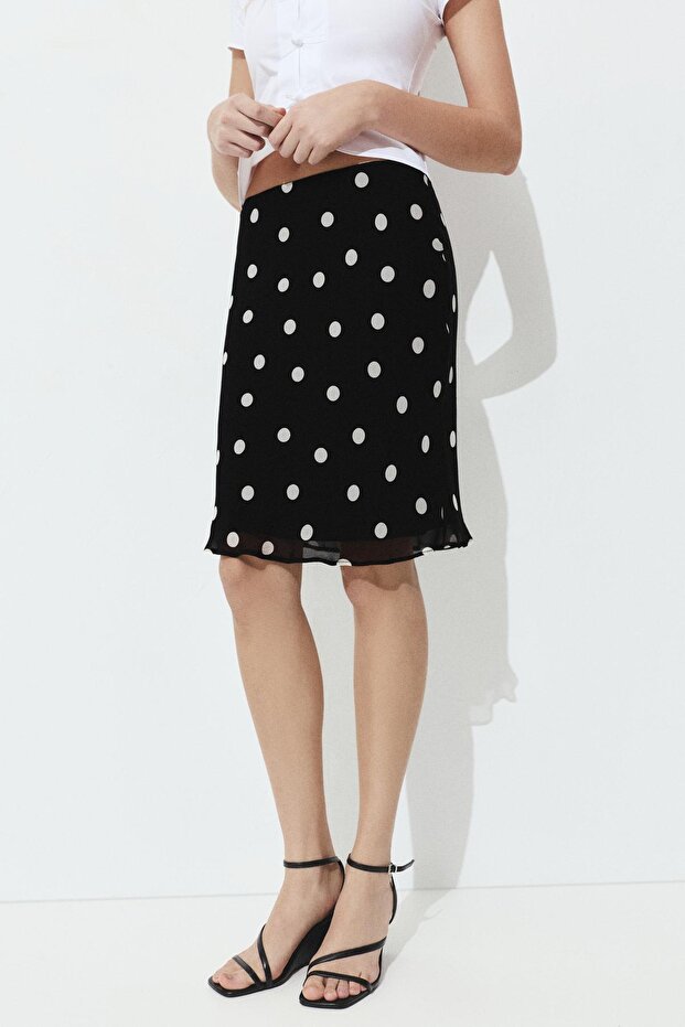 Puantiye mini etek - 4