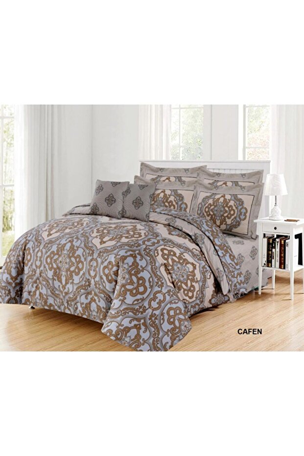 Cotton Single Flat Sheet Set, 2 pcs, 144 Thread Count - 3