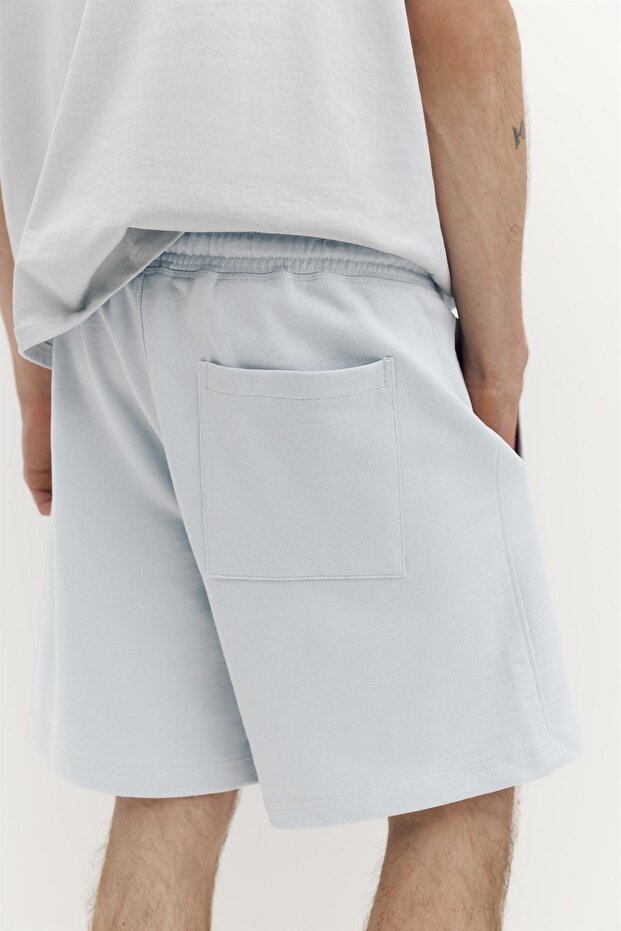 Logolu jogger bermuda şort - 6