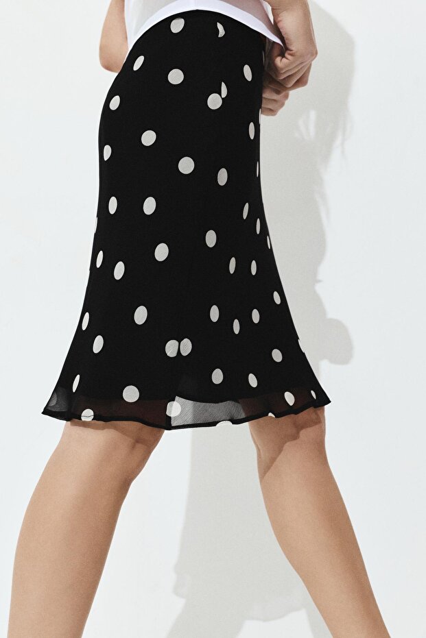 Puantiye mini etek - 5