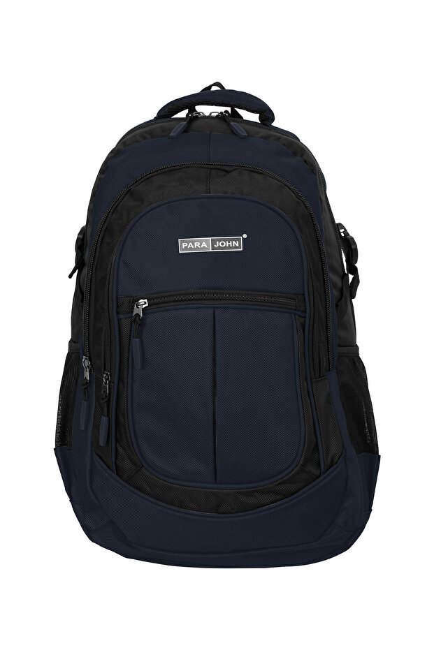 Para John School Bag Durable Backpack Polyester Student Bag with Zipper Pockets