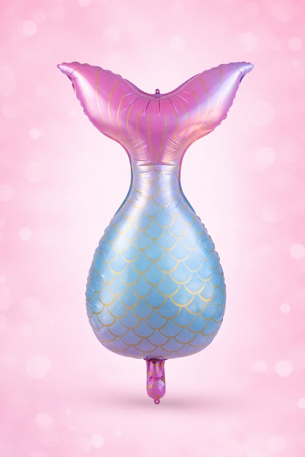 Mermaid Tail Foil Balloon – 52X85 cm Pastel Party Balloon