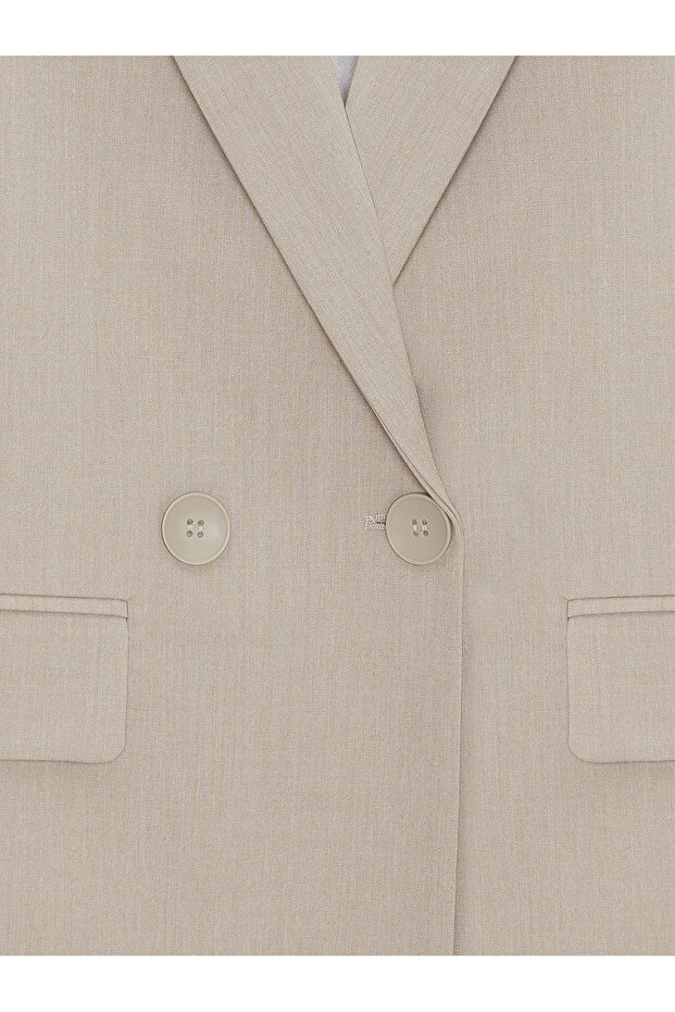 60791 Kruvaze Oversize Blazer-Camel - 7