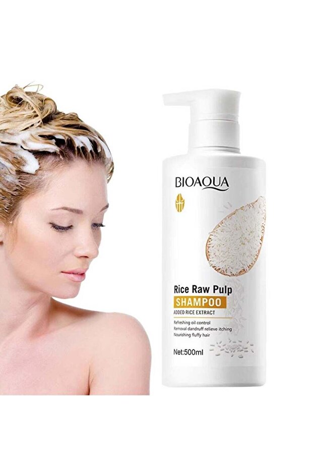Moisturizing Rice Anti-Hair Loss Shampoo 500ml
