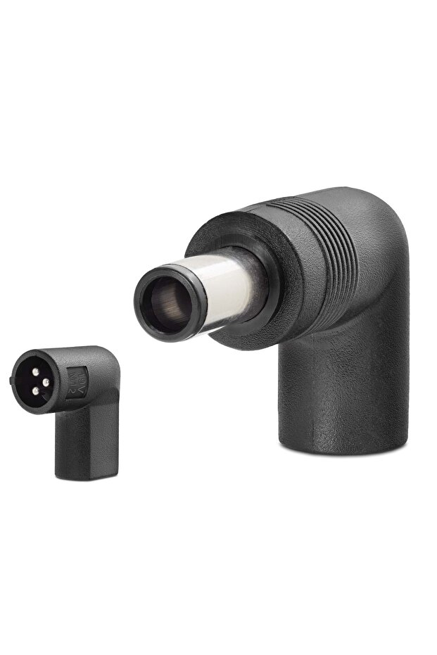 محول مقبس تيار مستمر HDX1405 مقاس 7.4x5.0 ملم أسود
