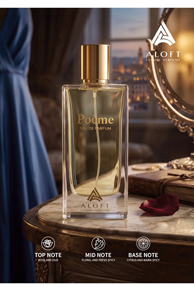 Poem Eau de Perfume 75ml –Long Lasting Perfume for Women, Floral Fresh Fragrance