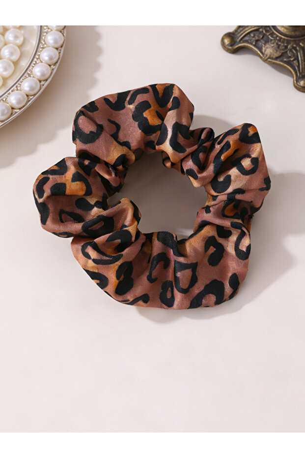 Leopard Print Scrunchie - 3