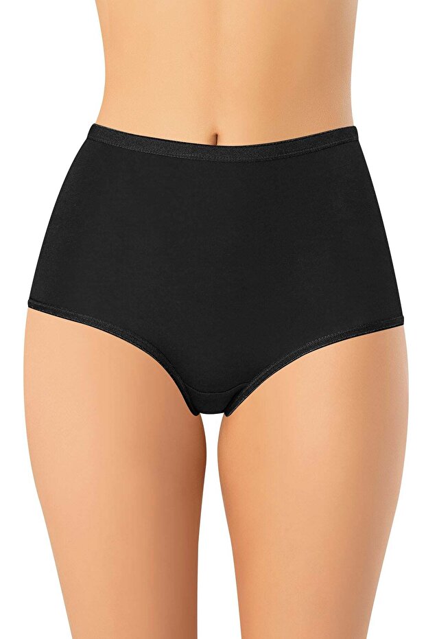 Erdem Black Cotton Elastane High Waist Panties 2519