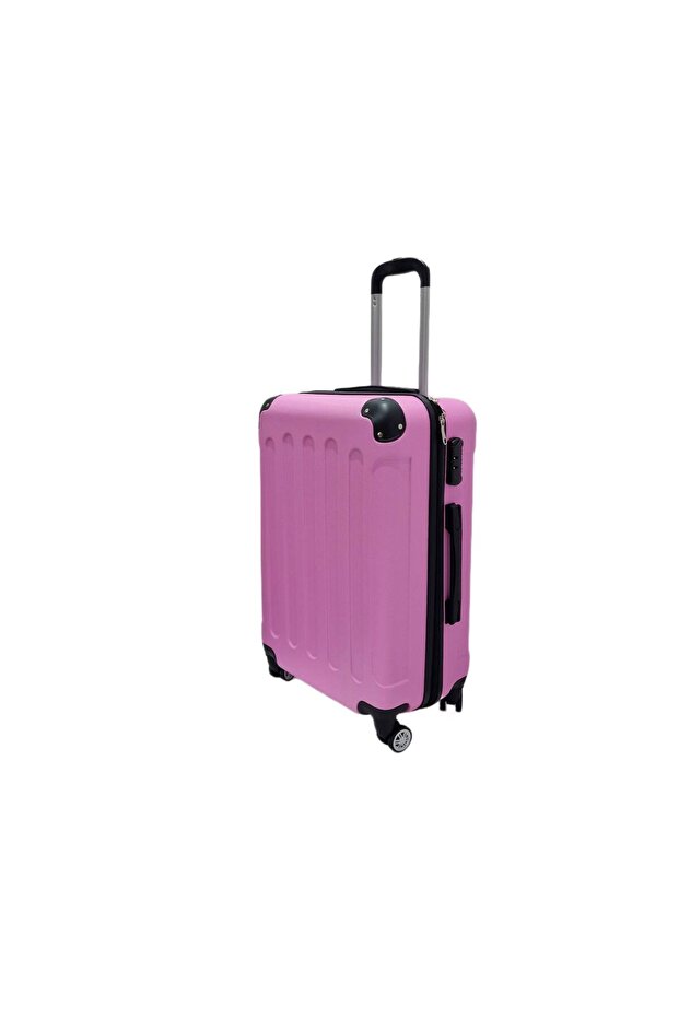 Valize plastic 3/set Roz - 3