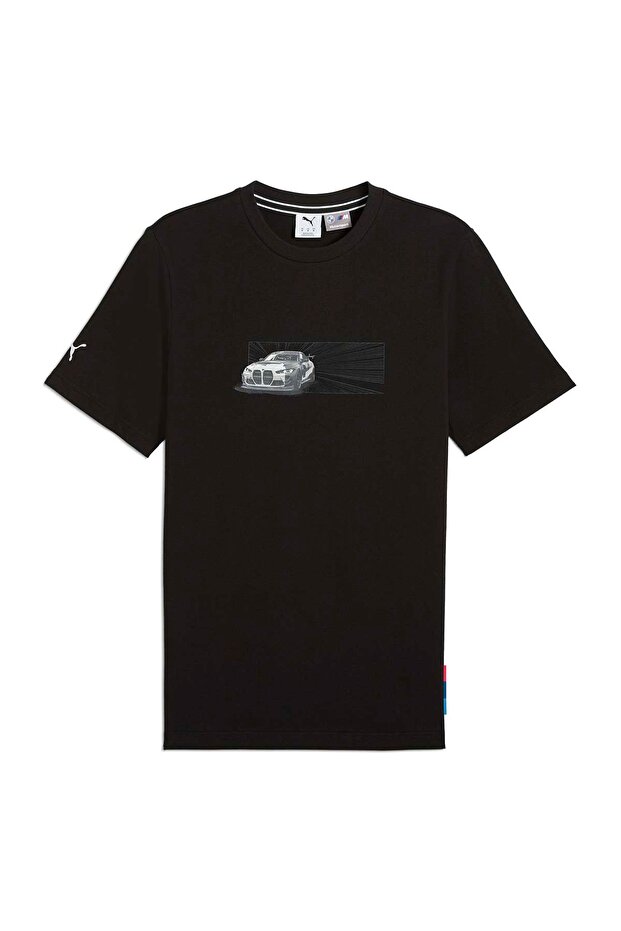 Bmw mms car graphic men's black daily style t-shirt 63062401