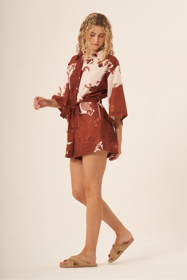 Galatea Linen Tulum Brown - 2