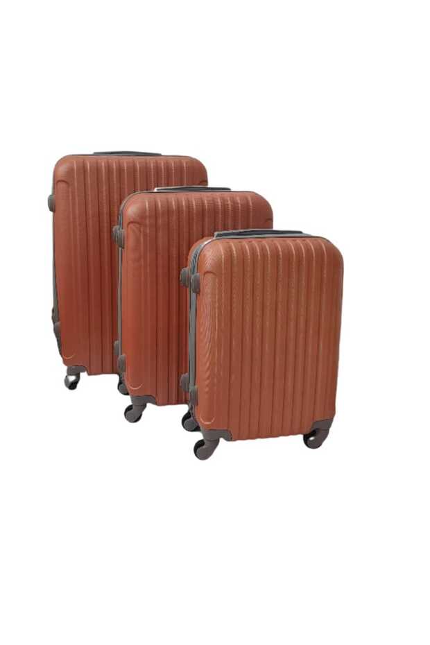 Valize calatorie plastic 3/set