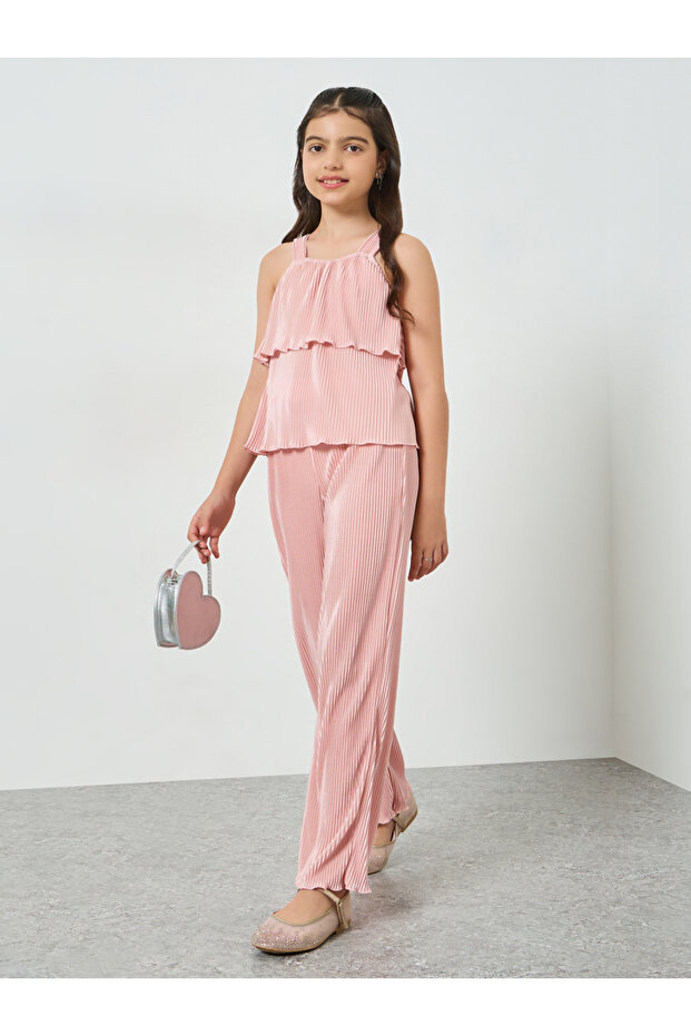 Teen Girls strap top with culotte set