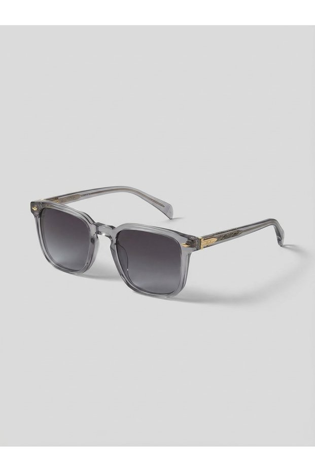 Oliver Smoked Gray Unisex Men's Women's Uv400 Sunglasses (Metal Hinged) Acetate Glasses