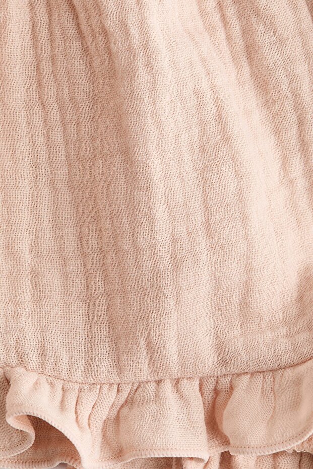 Pamuklu Muslin Şort - 5