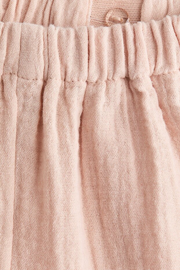 Pamuklu Muslin Şort - 6