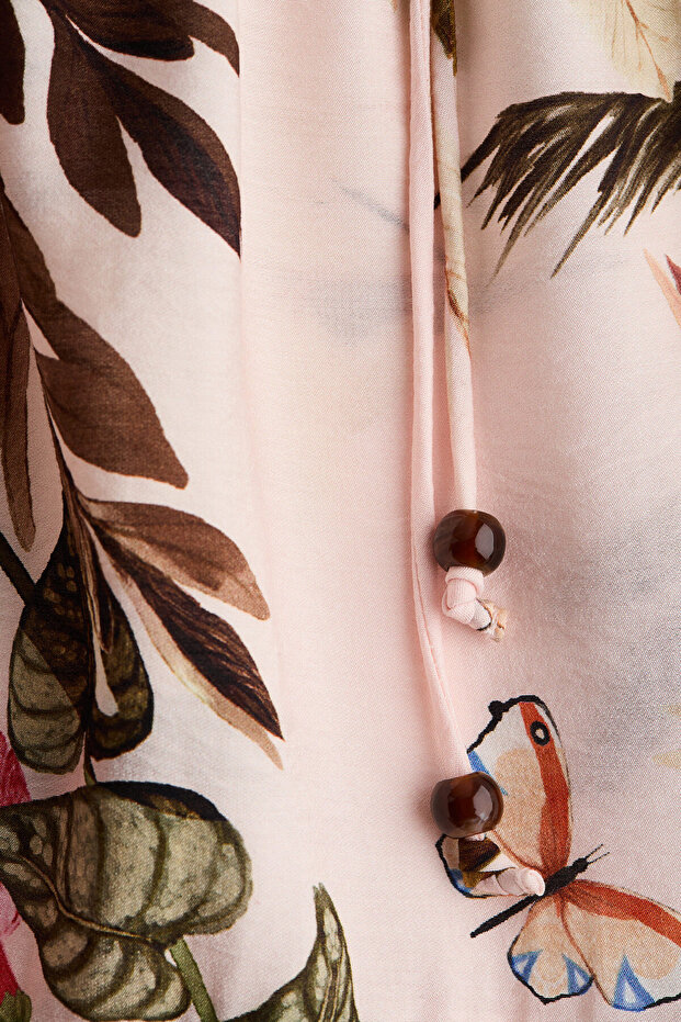 Kuşaklı Midi Elbise - 6