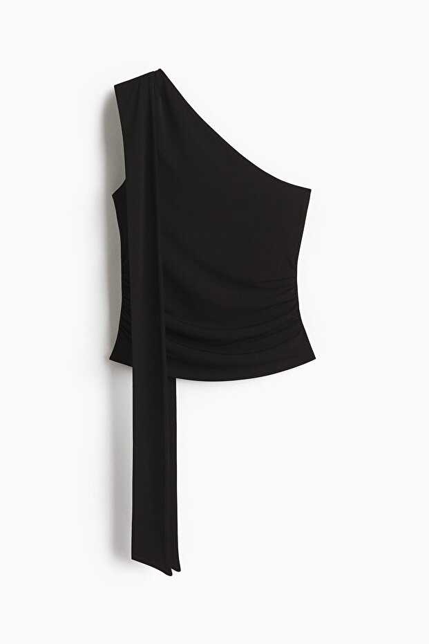 Tek Omuzlu ve Drapeli Üst - 1