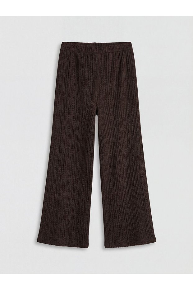 Lcw Kids Elastic Waist Girls' Wide Leg Pants