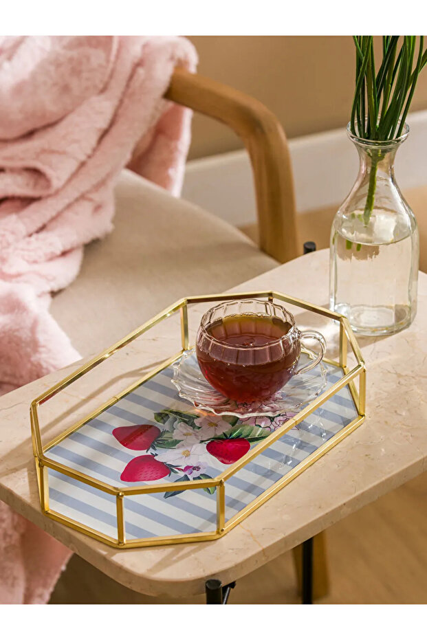 Lcw Home Mixed Metal Presentation Tray 26 cm