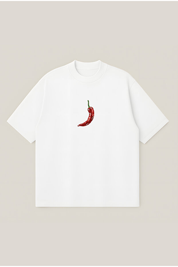 Disco Chili Bieber Oversize Boxy Cut Unisex 100% Cotton Printed Tshirt | Streetwear
