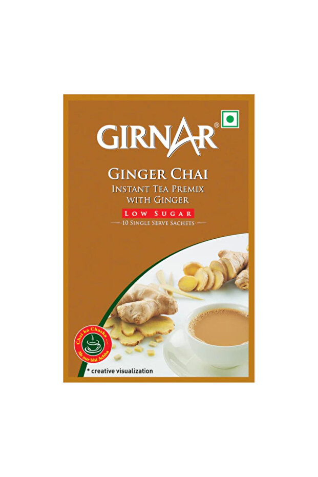 Unsweetened 2-in-1 Ginger Chai Tea Bags (10 Count)