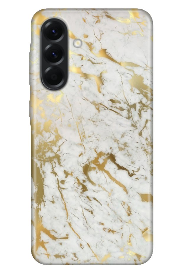 Galaxy A57 (Sm-A576B) Compatible Case Colorful Silicone Printed Tpu Gold Marble
