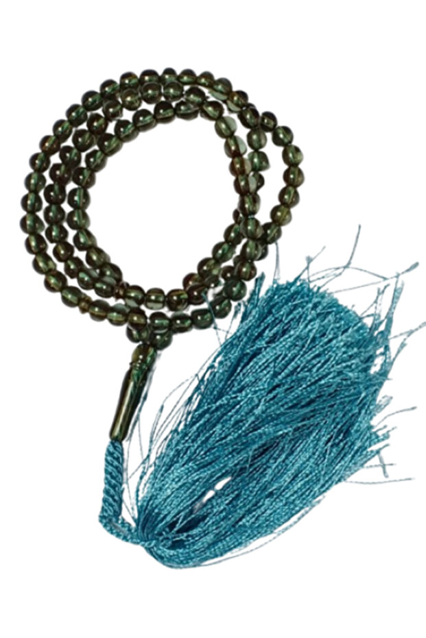 Sandalwood Light Blue rosary 34g