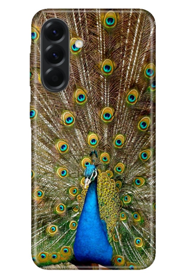 Galaxy A57 (Sm-A576B) Compatible Case Patterned Silicone Printed Cover Peacock