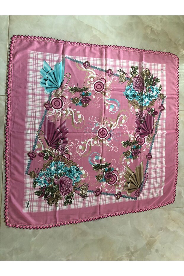 Handcrafted Embroidered Writing, Scarf, Dowery Gift