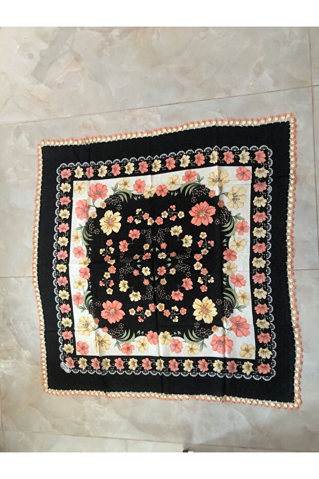Handcrafted Embroidered Writing, Scarf, Dowery Gift