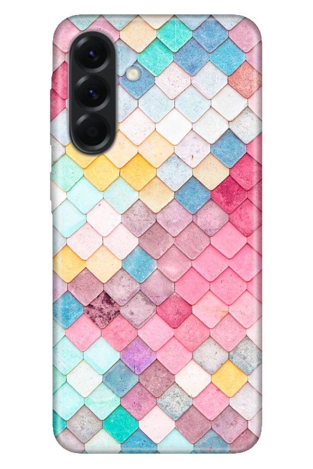 Galaxy A57 (Sm-A576B) Compatible Case Colorful Silicone Printed Tpu Colorful Roof