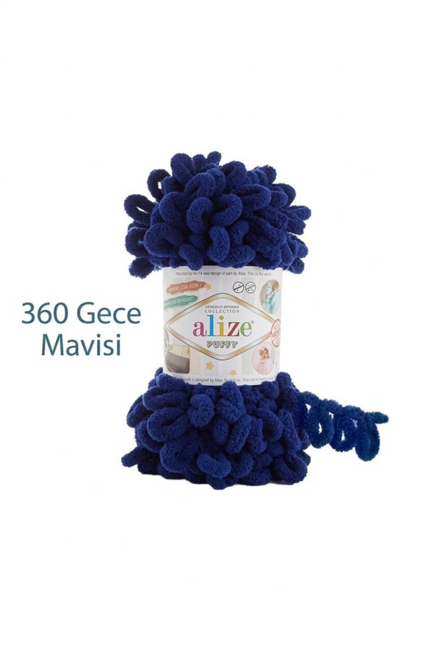 Puffy Hand Knitting Yarn (with Large Loop)