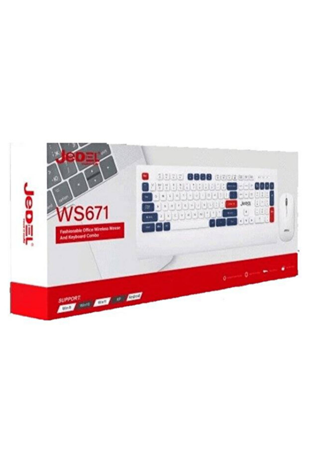 لوحة مفاتيح وماوس لاسلكيان - WS671 - 4