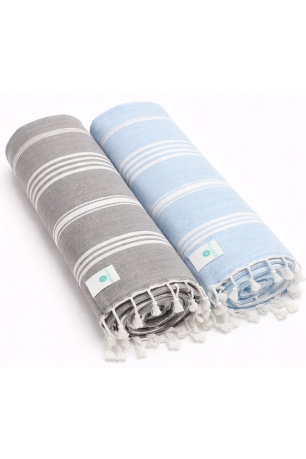 Kadyanda Peshtemal 2 Pieces 100% Cotton - 100X180 cm - Peshtemal - Beach Towel