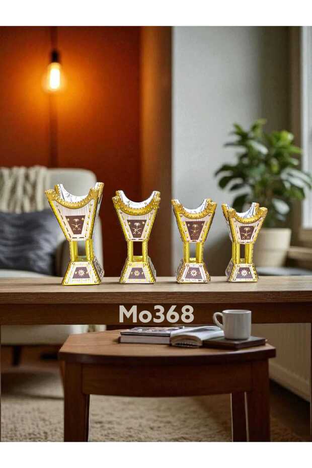 طقم مباخر سيفن ونخلة خشبي4 حبة